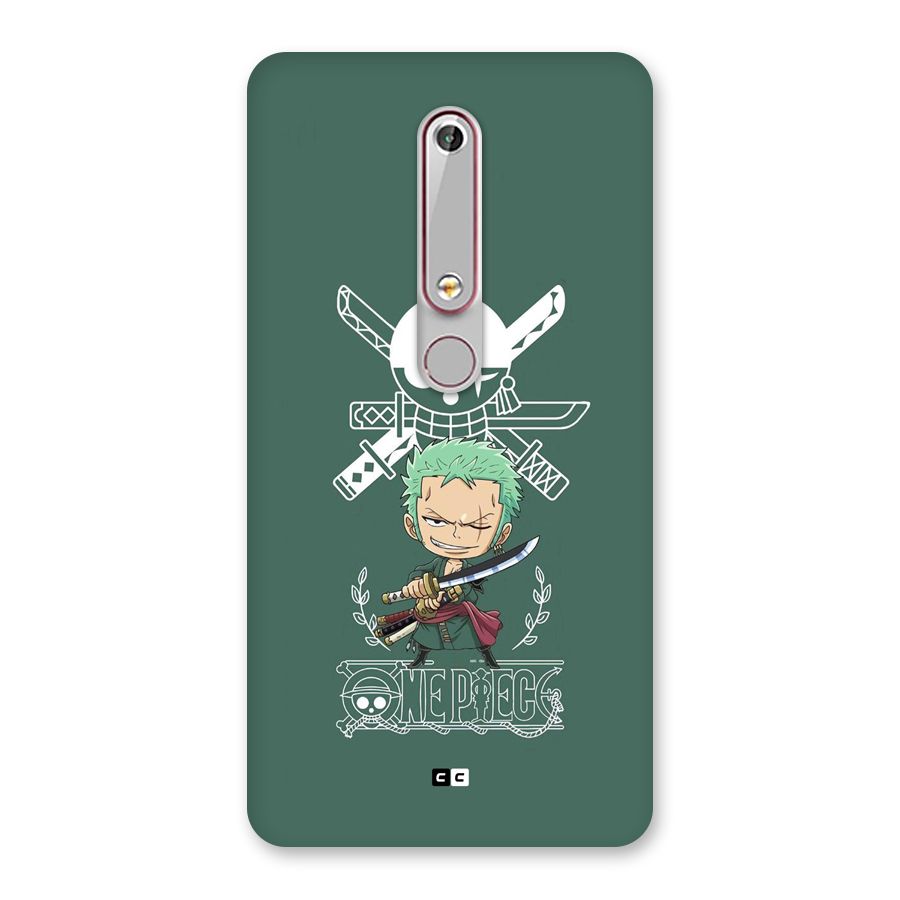 Hunter Zoro Sword Back Case for Nokia 6.1
