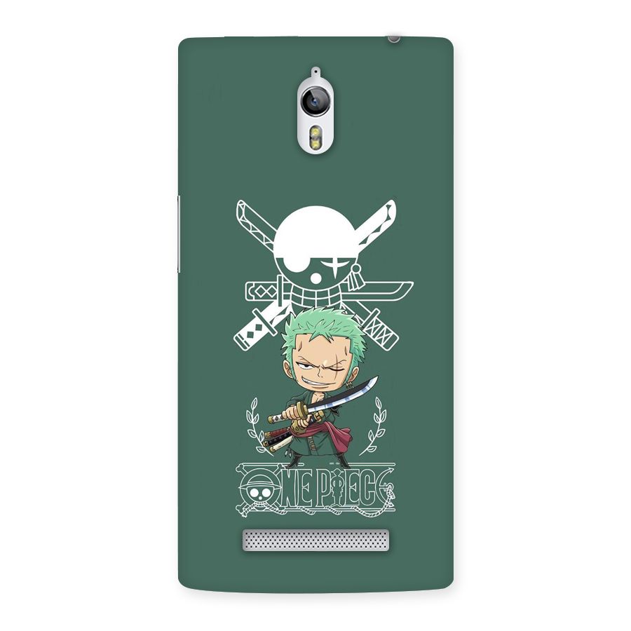 Hunter Zoro Sword Back Case for Oppo Find 7