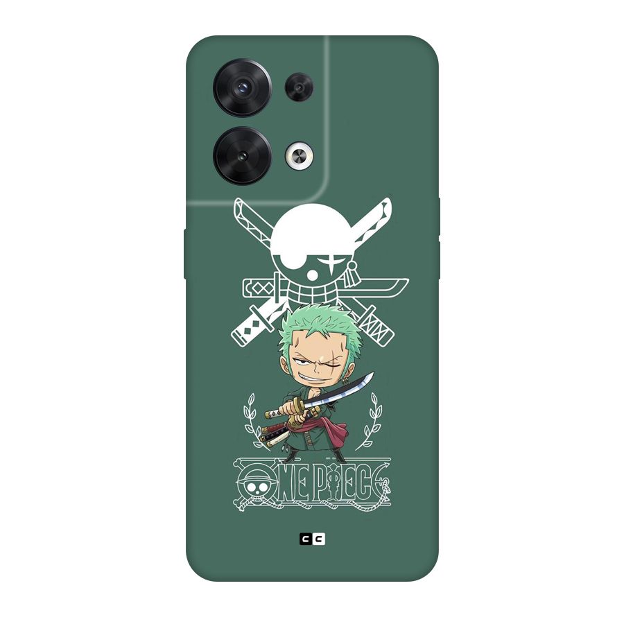 Hunter Zoro Sword Back Case for Oppo Reno8 5G