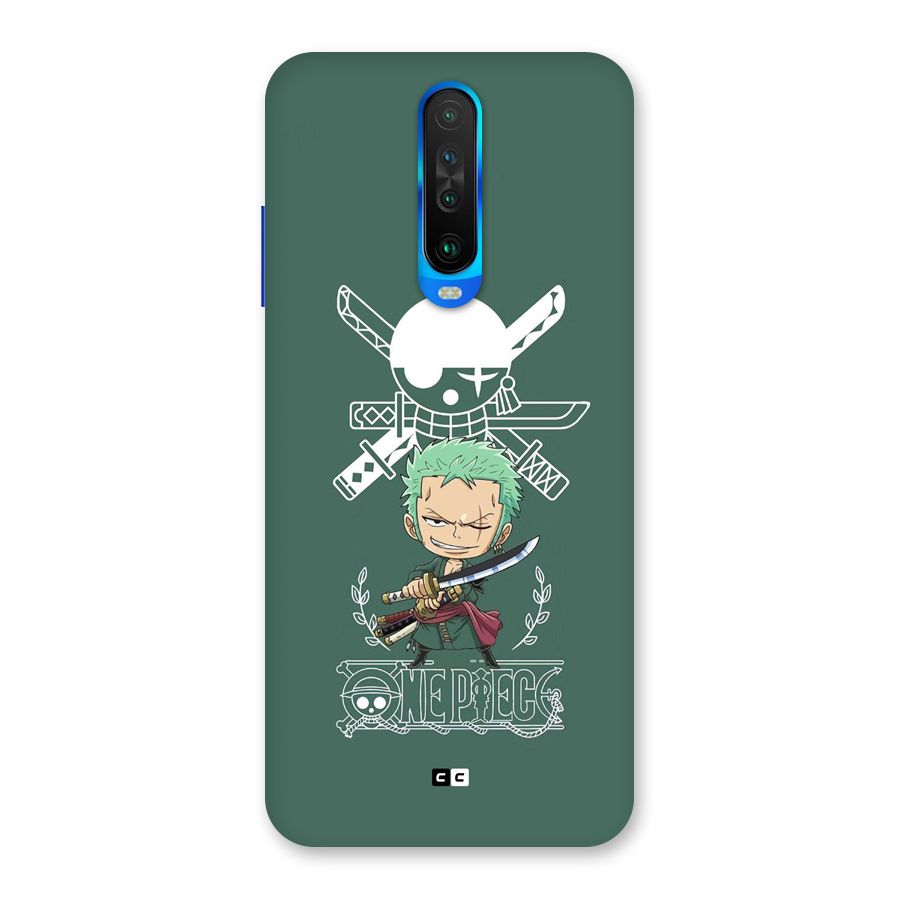 Hunter Zoro Sword Back Case for Poco X2