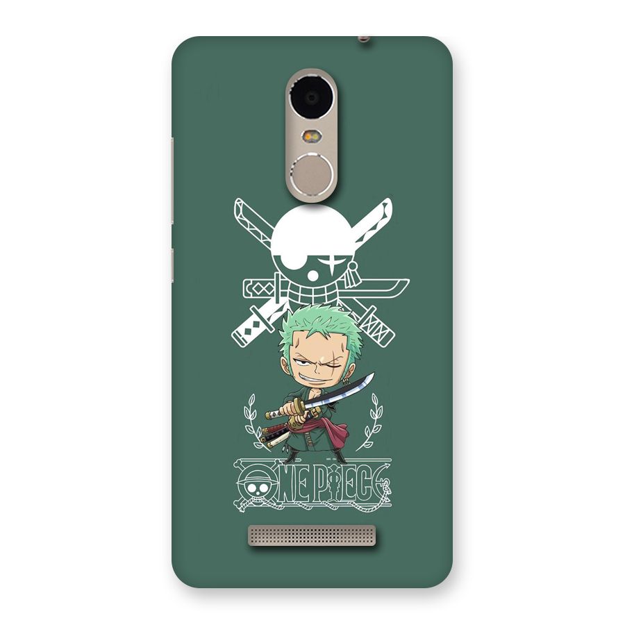 Hunter Zoro Sword Back Case for Redmi Note 3
