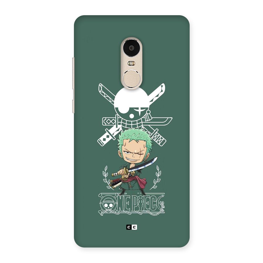 Hunter Zoro Sword Back Case for Redmi Note 4