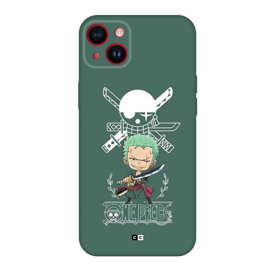 Hunter Zoro Sword Back Case for iPhone 14 Plus