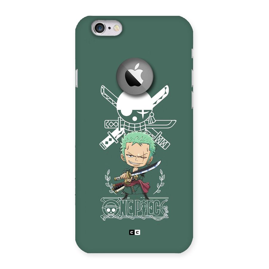 Hunter Zoro Sword Back Case for iPhone 6 Logo Cut