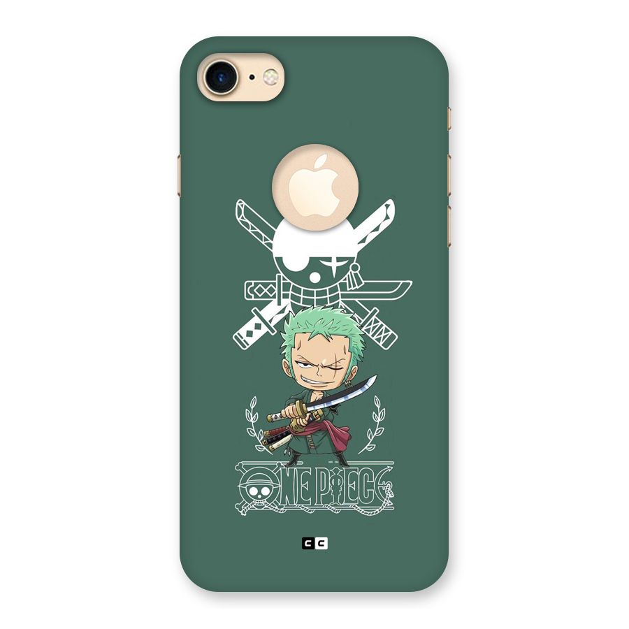 Hunter Zoro Sword Back Case for iPhone 8 Logo Cut