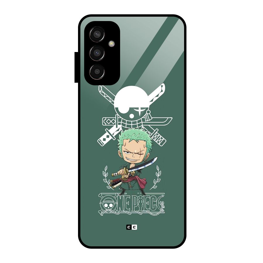 Hunter Zoro Sword Glass Back Case for Galaxy F13
