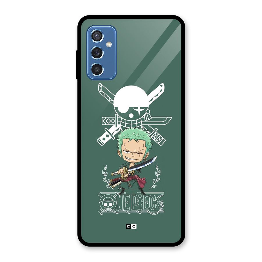 Hunter Zoro Sword Glass Back Case for Galaxy M52 5G