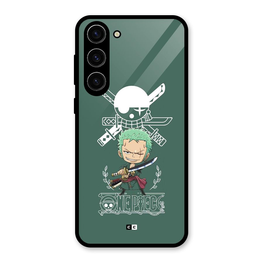 Hunter Zoro Sword Glass Back Case for Galaxy S23 Plus