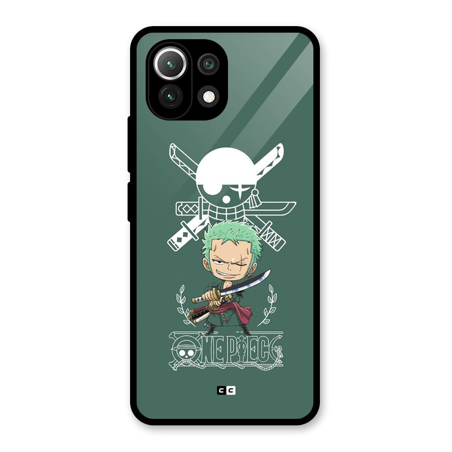 Hunter Zoro Sword Glass Back Case for Mi 11 Lite NE 5G