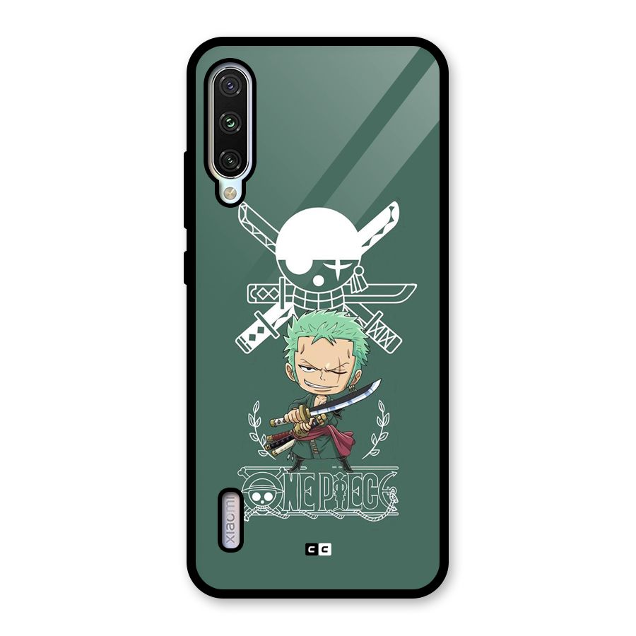 Hunter Zoro Sword Glass Back Case for Mi A3