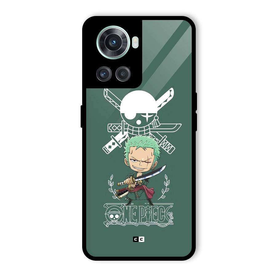 Hunter Zoro Sword Glass Back Case for OnePlus 10R
