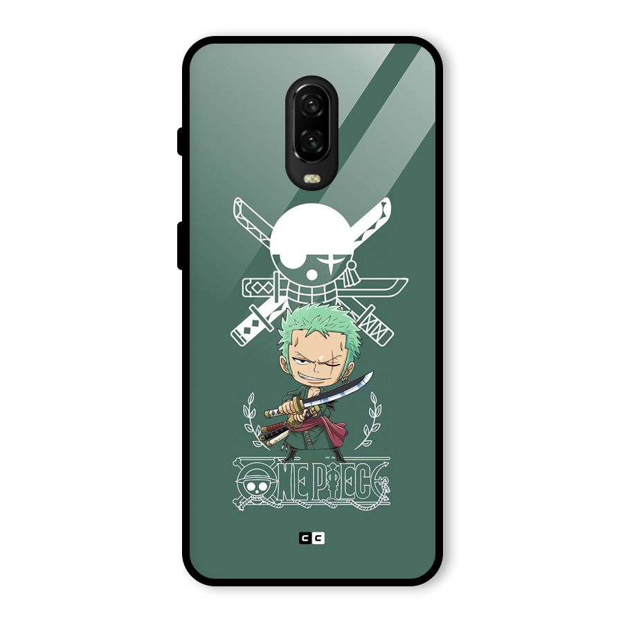 Hunter Zoro Sword Glass Back Case for OnePlus 6T