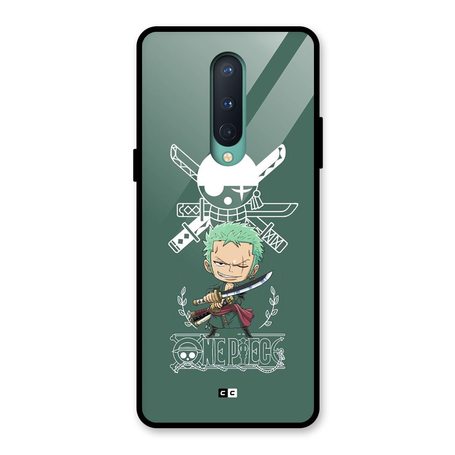 Hunter Zoro Sword Glass Back Case for OnePlus 8