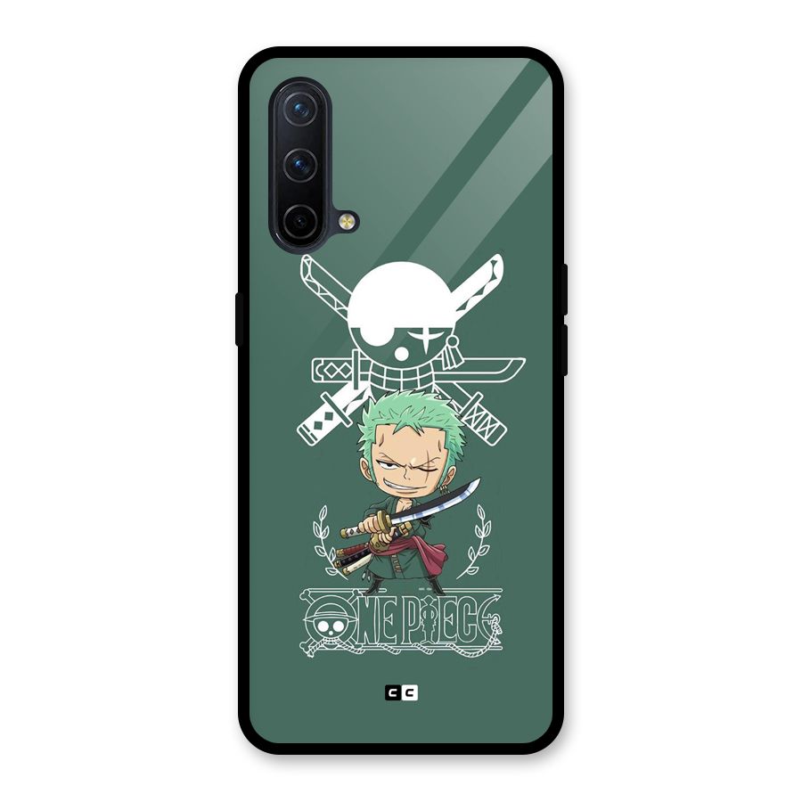 Hunter Zoro Sword Glass Back Case for OnePlus Nord CE 5G