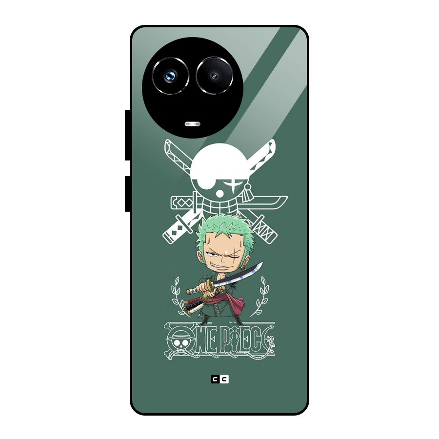 Hunter Zoro Sword Glass Back Case for Realme 11X