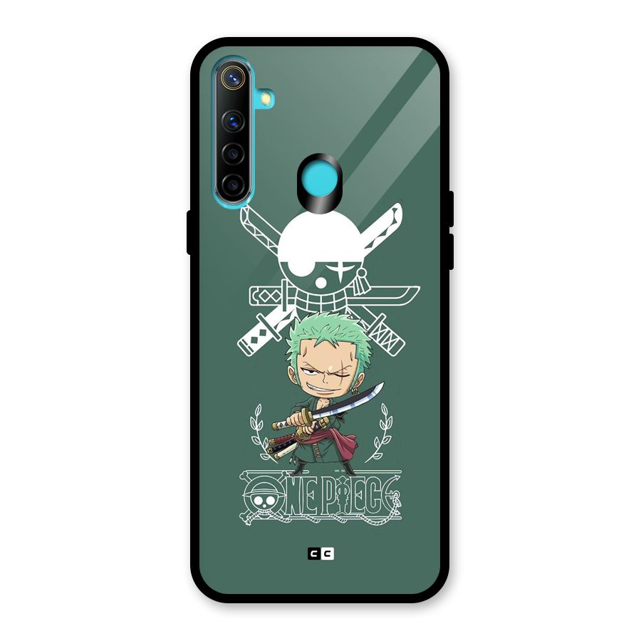 Hunter Zoro Sword Glass Back Case for Realme 5i