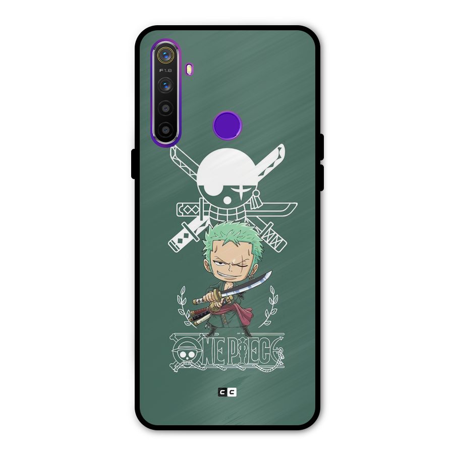 Hunter Zoro Sword Glass Back Case for Realme 5s