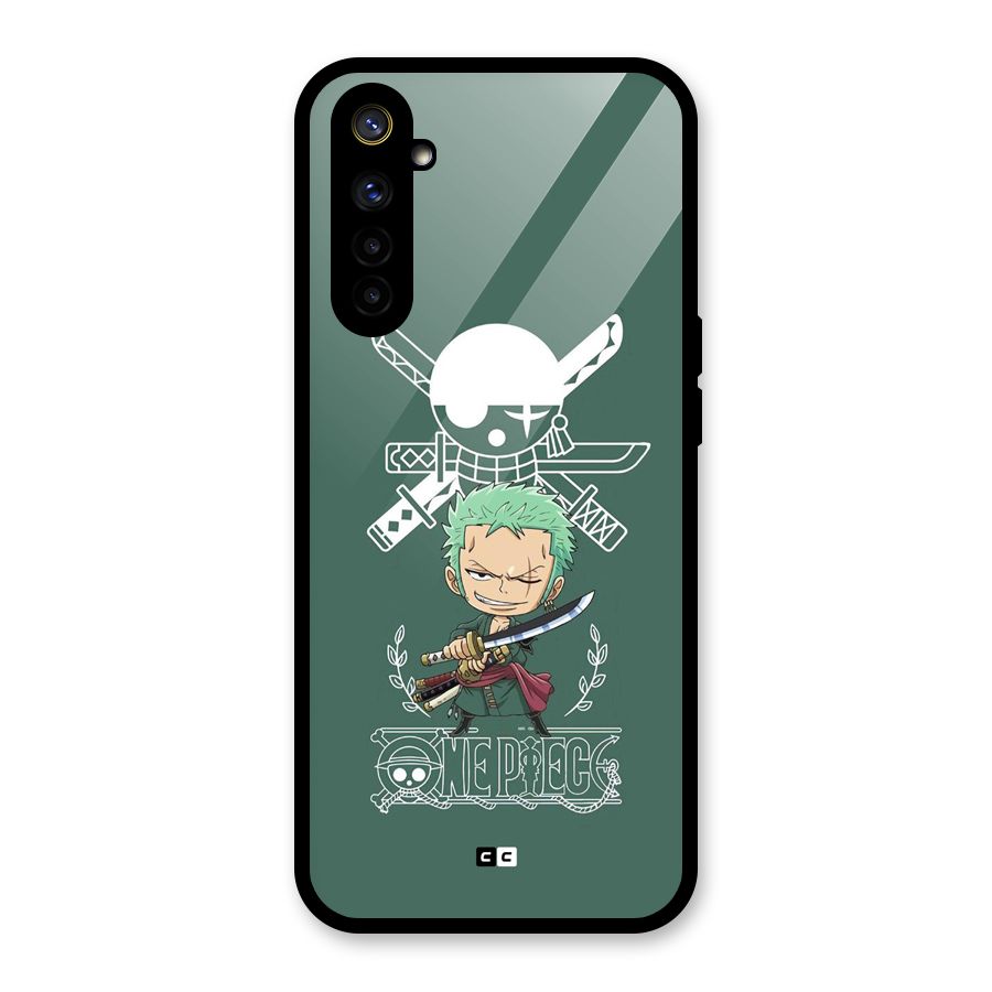 Hunter Zoro Sword Glass Back Case for Realme 6