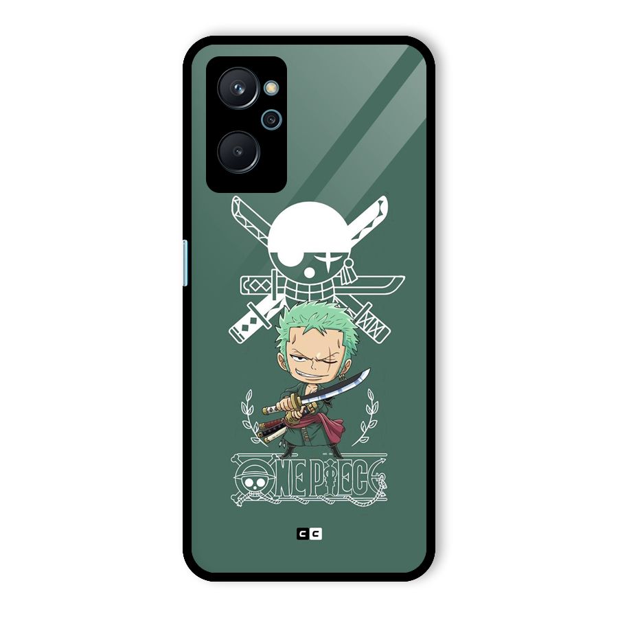 Hunter Zoro Sword Glass Back Case for Realme 9i