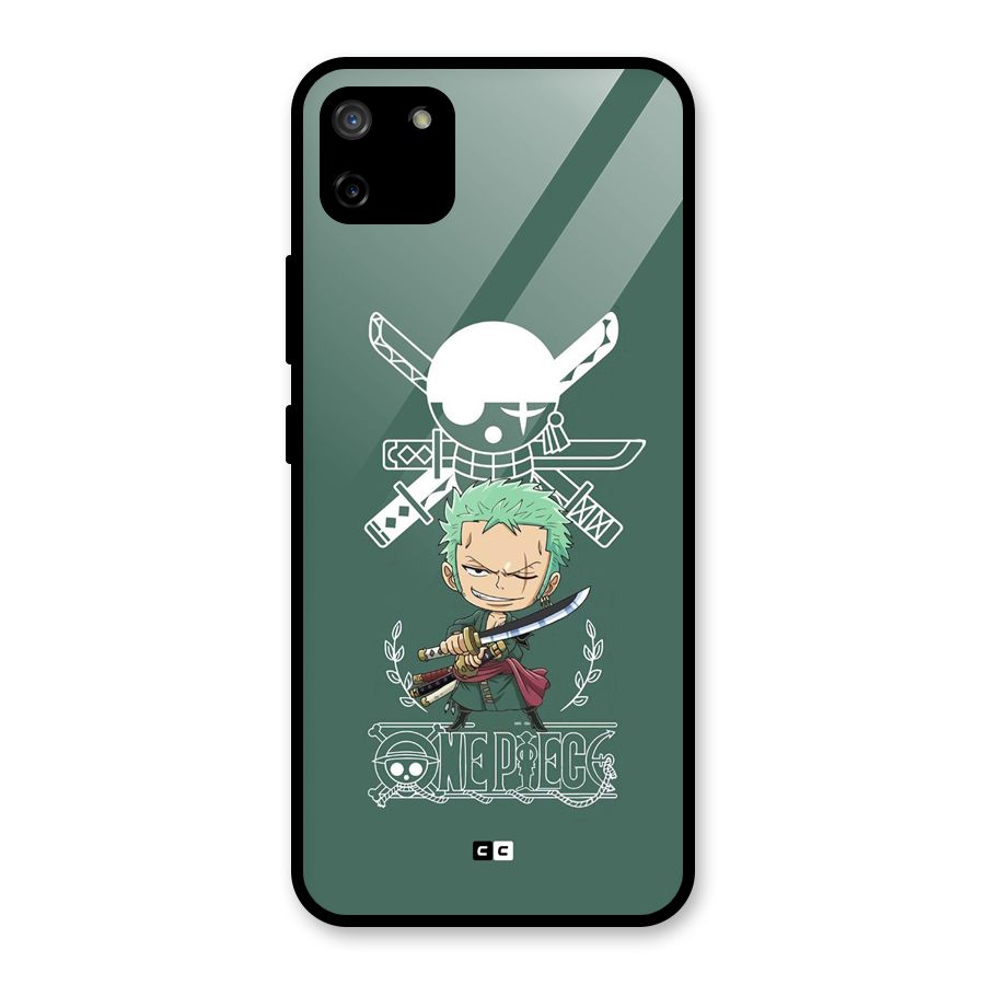 Hunter Zoro Sword Glass Back Case for Realme C11