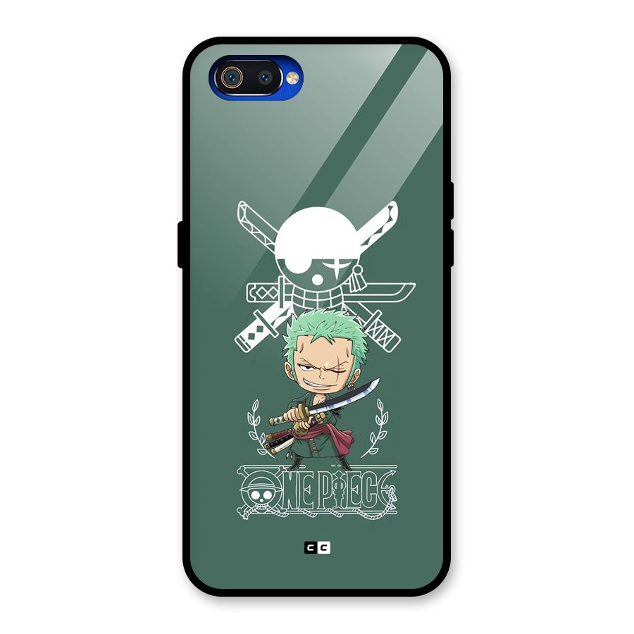 Hunter Zoro Sword Glass Back Case for Realme C2
