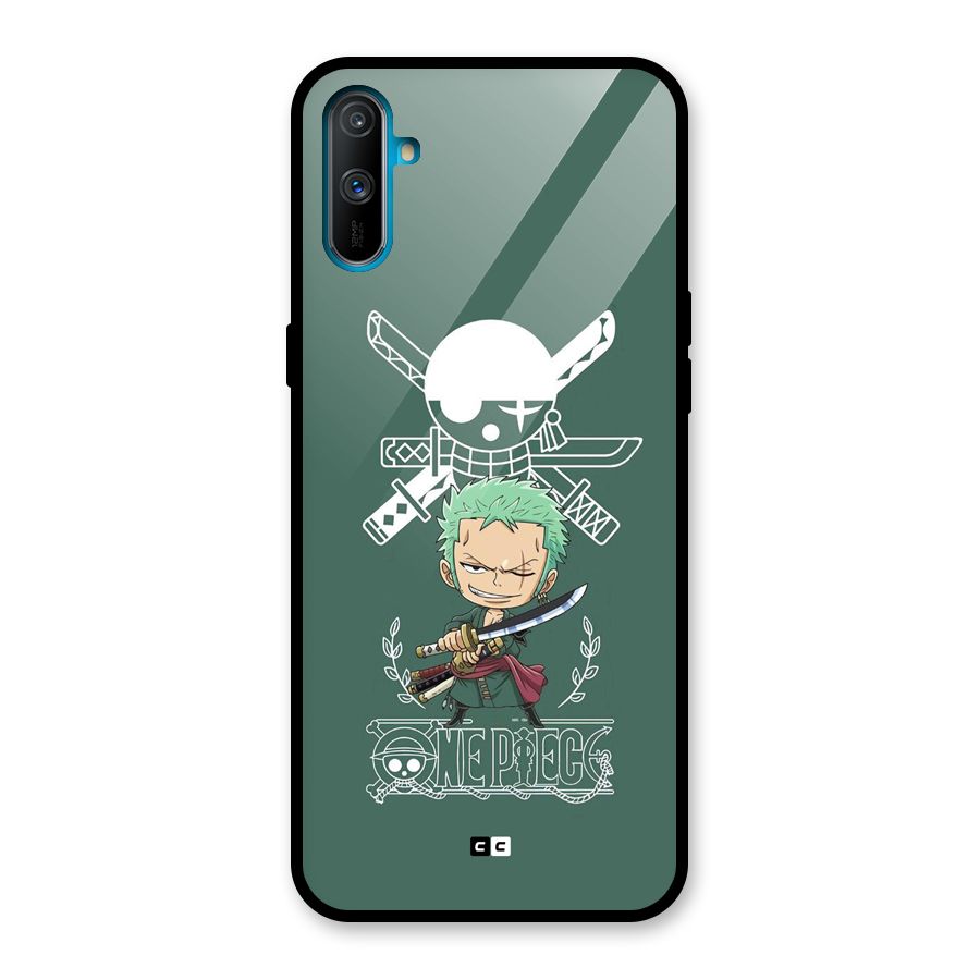 Hunter Zoro Sword Glass Back Case for Realme C3