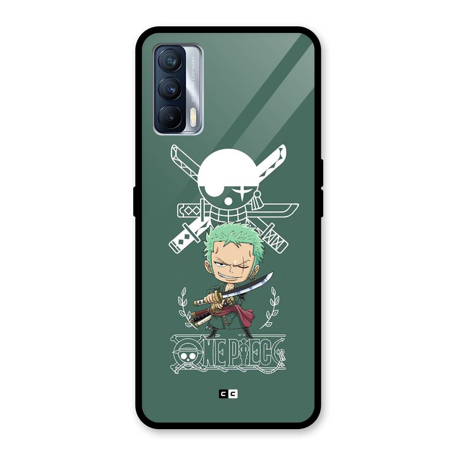 Hunter Zoro Sword Glass Back Case for Realme X7