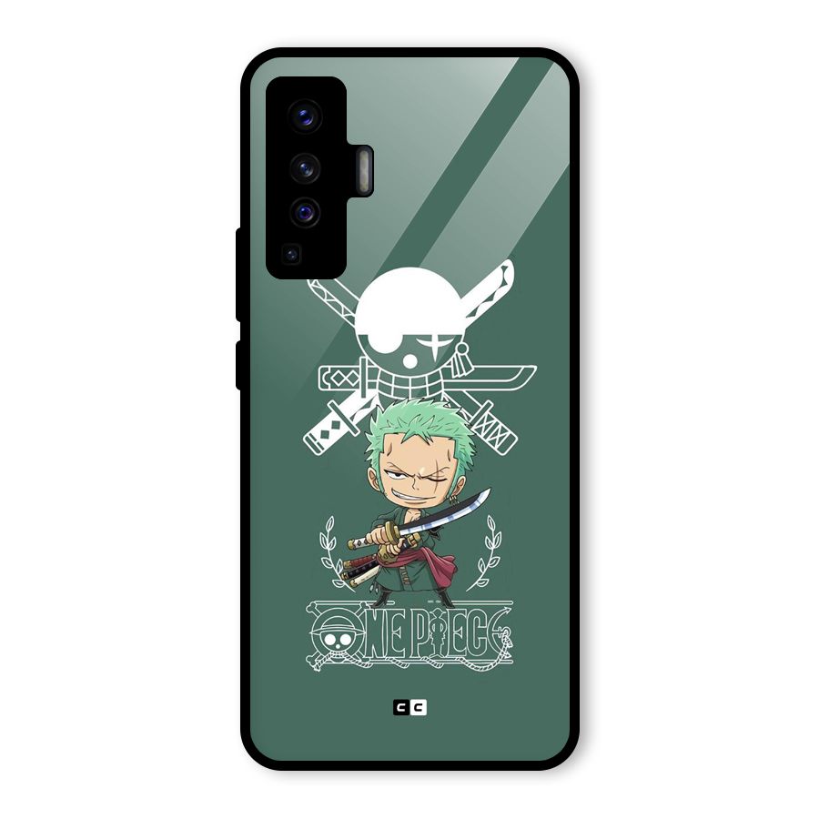Hunter Zoro Sword Glass Back Case for Vivo X50