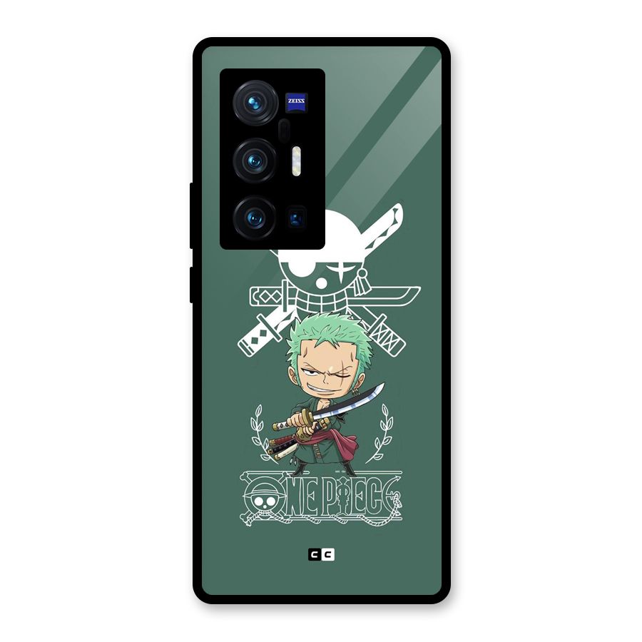 Hunter Zoro Sword Glass Back Case for Vivo X70 Pro Plus