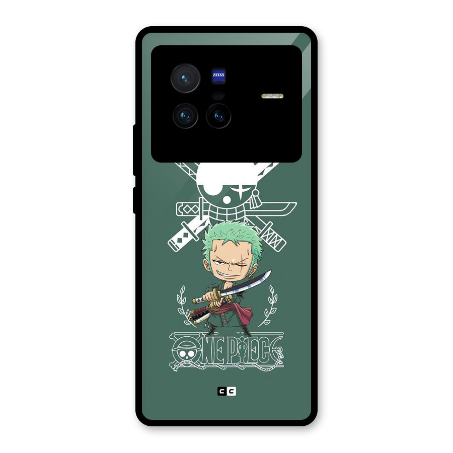 Hunter Zoro Sword Glass Back Case for Vivo X80