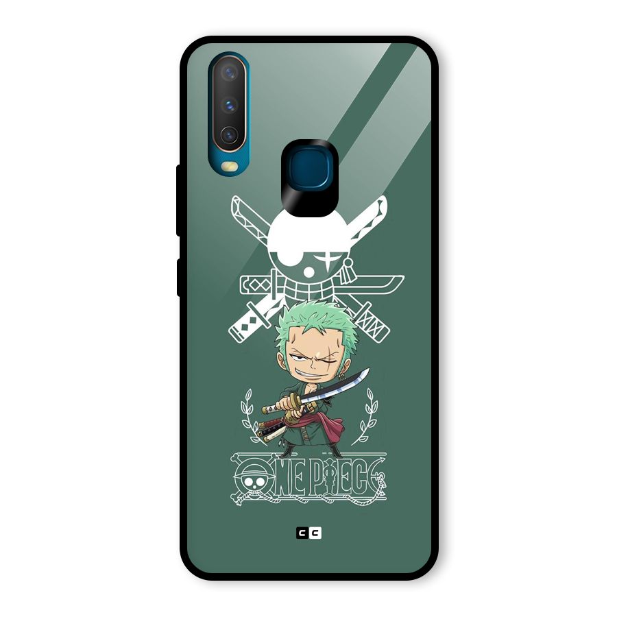 Hunter Zoro Sword Glass Back Case for Vivo Y15