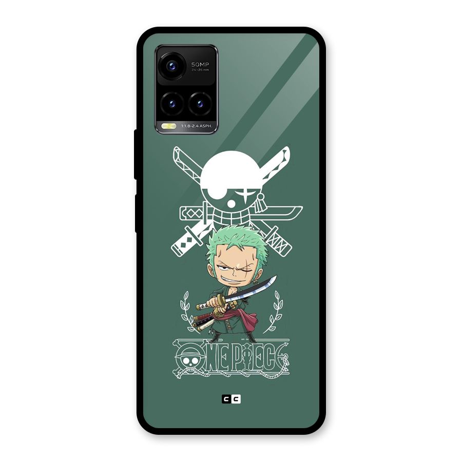 Hunter Zoro Sword Glass Back Case for Vivo Y21T