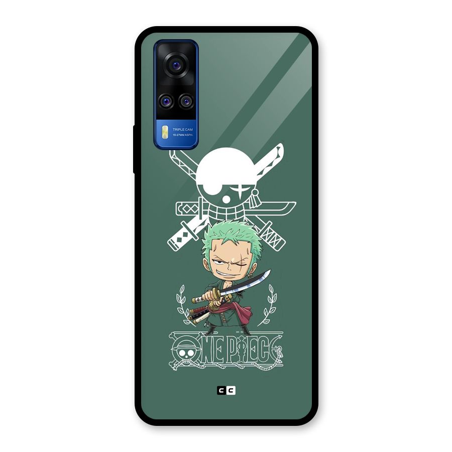 Hunter Zoro Sword Glass Back Case for Vivo Y31