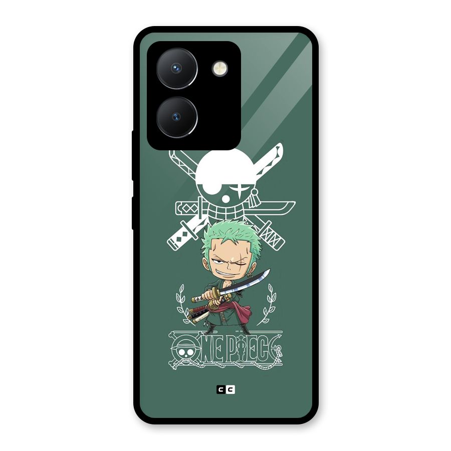 Hunter Zoro Sword Glass Back Case for Vivo Y36
