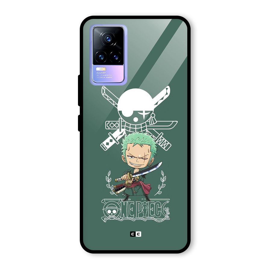 Hunter Zoro Sword Glass Back Case for Vivo Y73