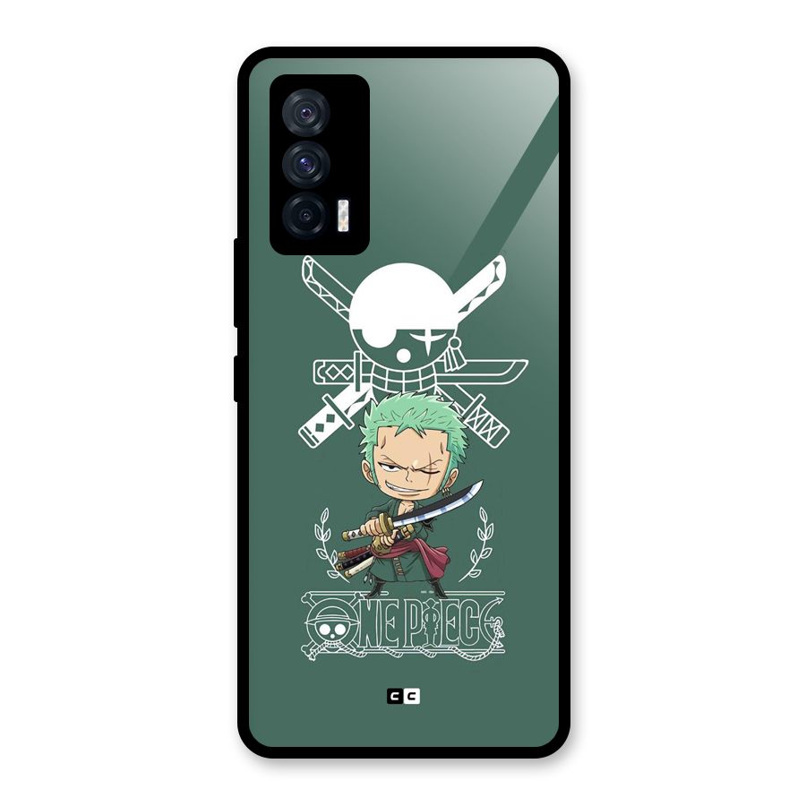 Hunter Zoro Sword Glass Back Case for Vivo iQOO 7 5G