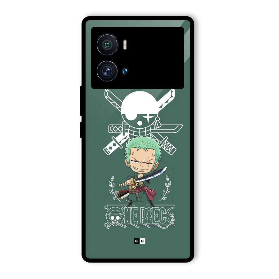 Hunter Zoro Sword Glass Back Case for Vivo iQOO 9 Pro