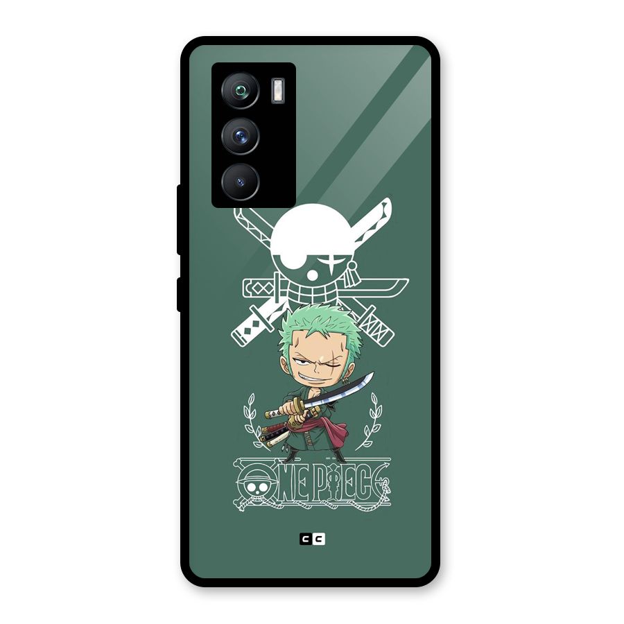 Hunter Zoro Sword Glass Back Case for Vivo iQOO 9 SE