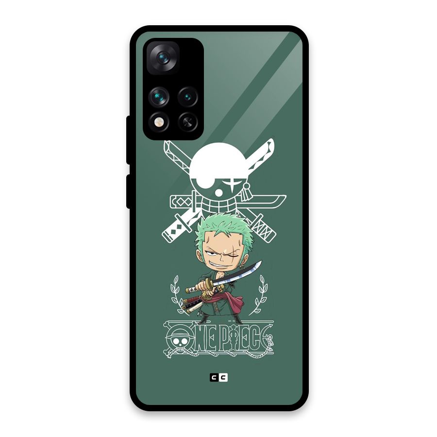 Hunter Zoro Sword Glass Back Case for Xiaomi 11i HyperCharge 5G