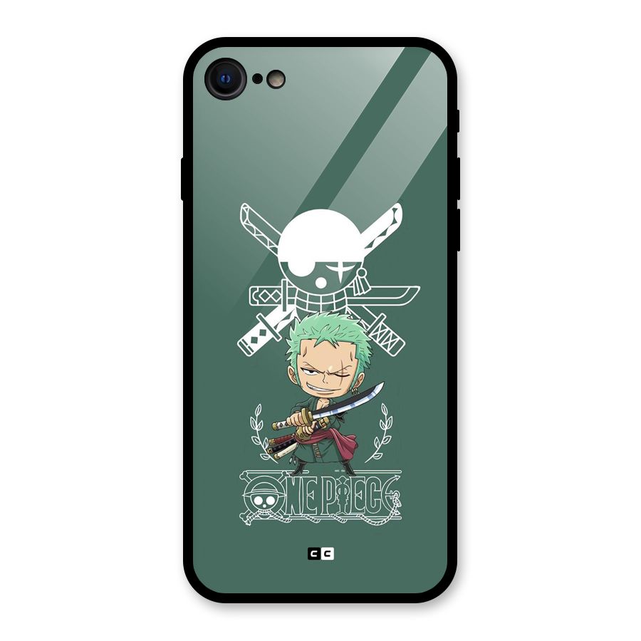 Hunter Zoro Sword Glass Back Case for iPhone 7