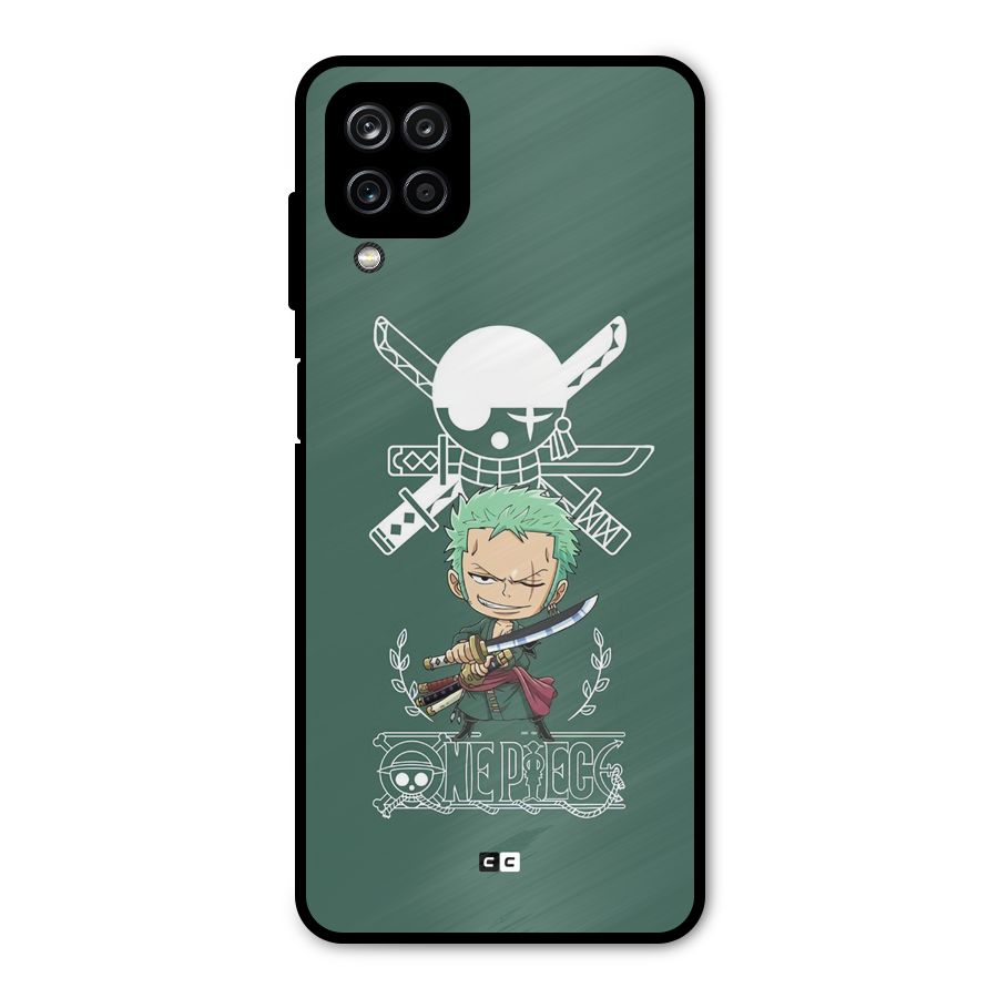 Hunter Zoro Sword Metal Back Case for Galaxy A12