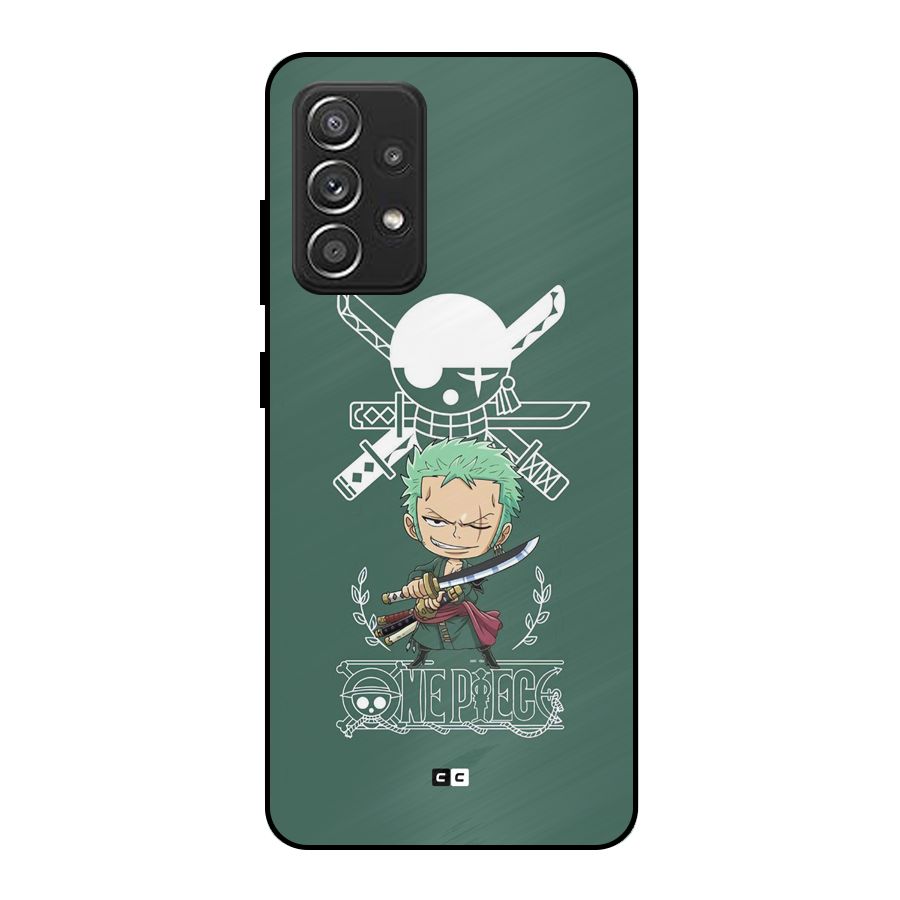 Hunter Zoro Sword Metal Back Case for Galaxy A52