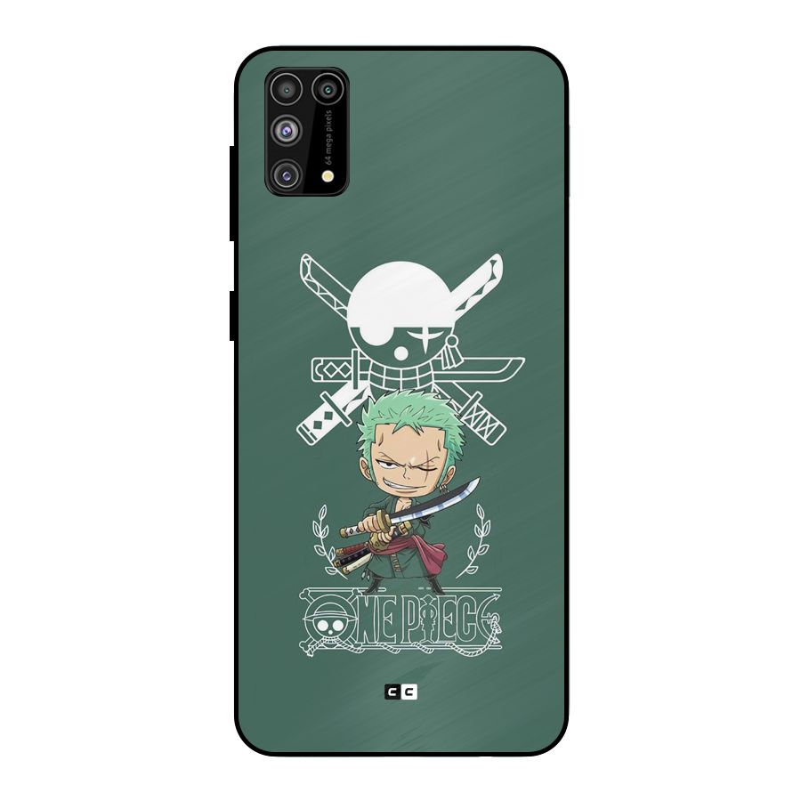 Hunter Zoro Sword Metal Back Case for Galaxy F41