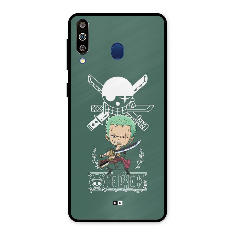 Hunter Zoro Sword Metal Back Case for Galaxy M30