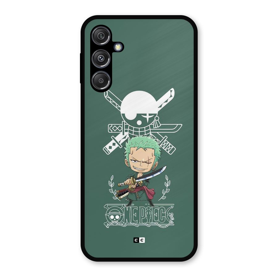 Hunter Zoro Sword Metal Back Case for Galaxy M34 5G