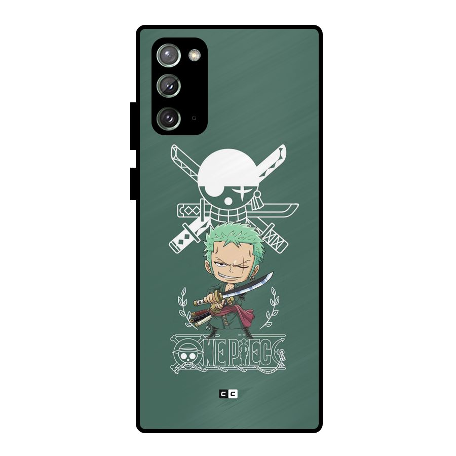 Hunter Zoro Sword Metal Back Case for Galaxy Note 20