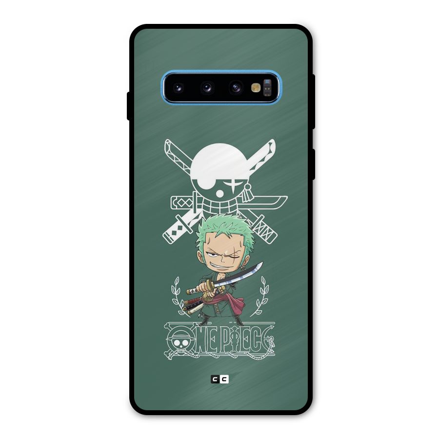 Hunter Zoro Sword Metal Back Case for Galaxy S10