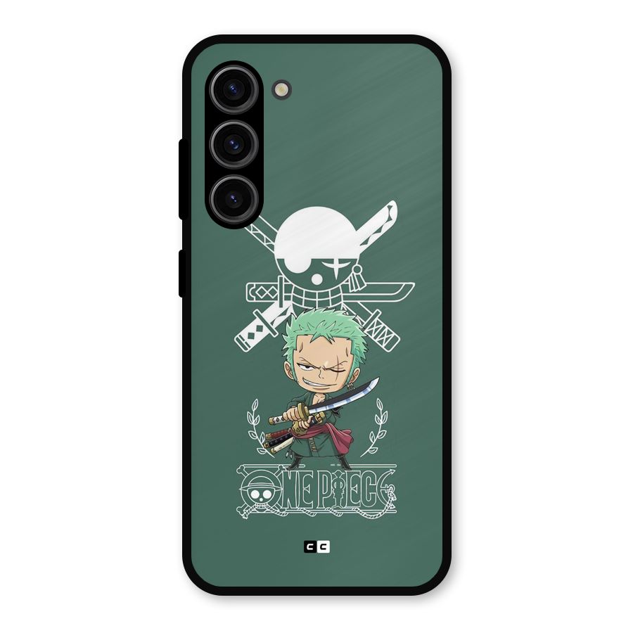 Hunter Zoro Sword Metal Back Case for Galaxy S23
