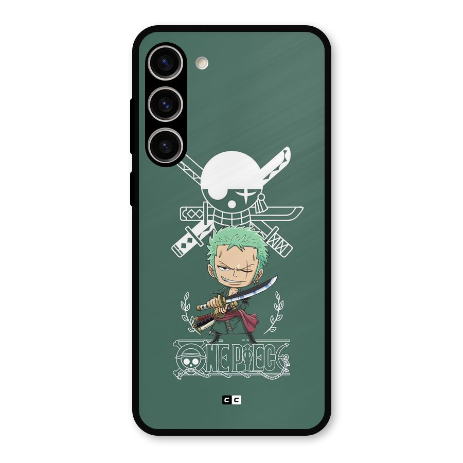 Hunter Zoro Sword Metal Back Case for Galaxy S23 Plus