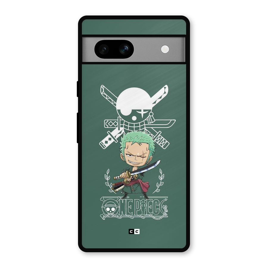 Hunter Zoro Sword Metal Back Case for Google Pixel 7a
